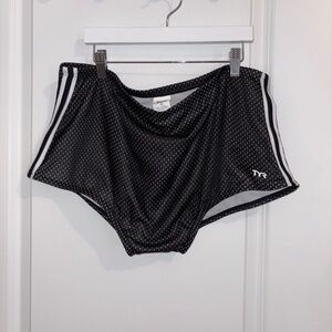TYR Poly Mesh Trainer Drag Suit Elastic Waist Swim Briefs for Men Size 36 Large